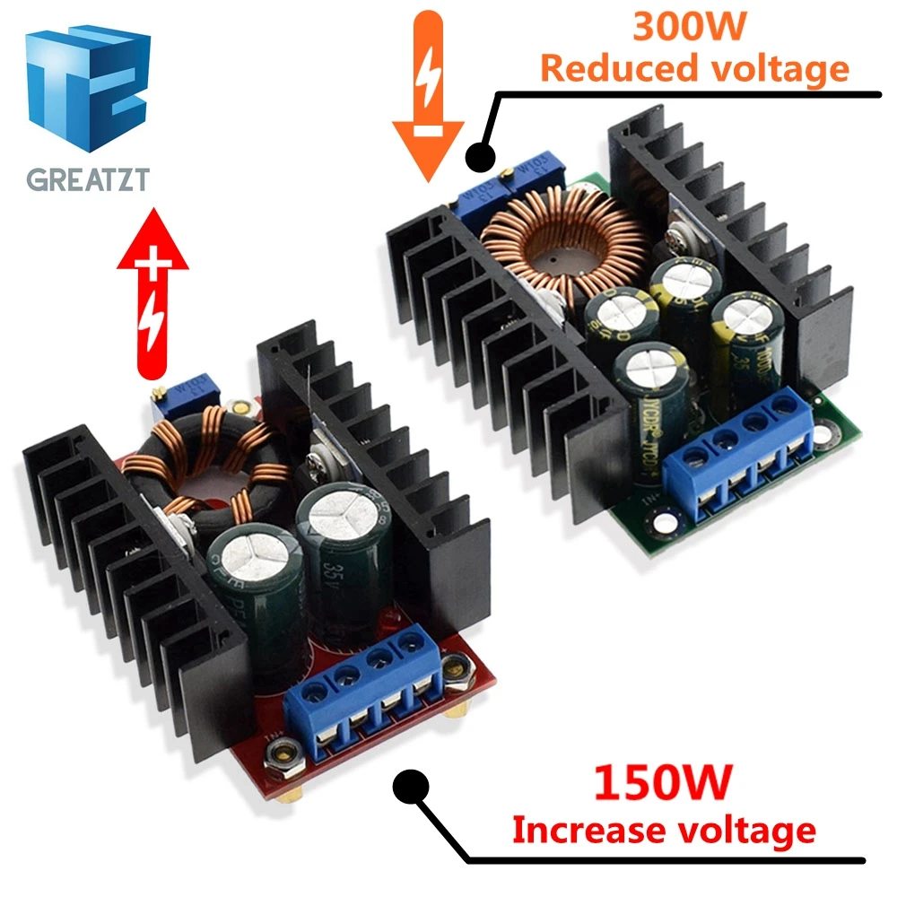 GREATZT DIY Electric Unit High quality C D C CC CV Buck Converter Step down Power Module 7 32V to 0.8 28V 9A 300W XL4016|power module|buck convertercc cv - AliExpress