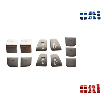 

11PCS for Tesla Model 3 2017- 2020 Window Lift Switch Buttons Door Open Covers Stickers Trim