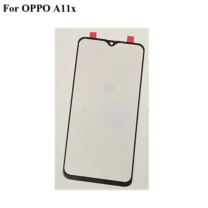 For OPPO A11X Front LCD Glass Lens touchscreen A 11X Touch screen Panel Outer Screen Glass without flex OPPOA11X