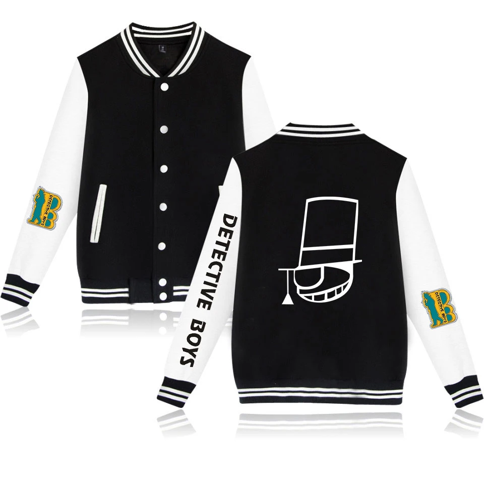 New Jacket Men Clothes boy Conan Printing Tooling Jackets Winter Popular Men