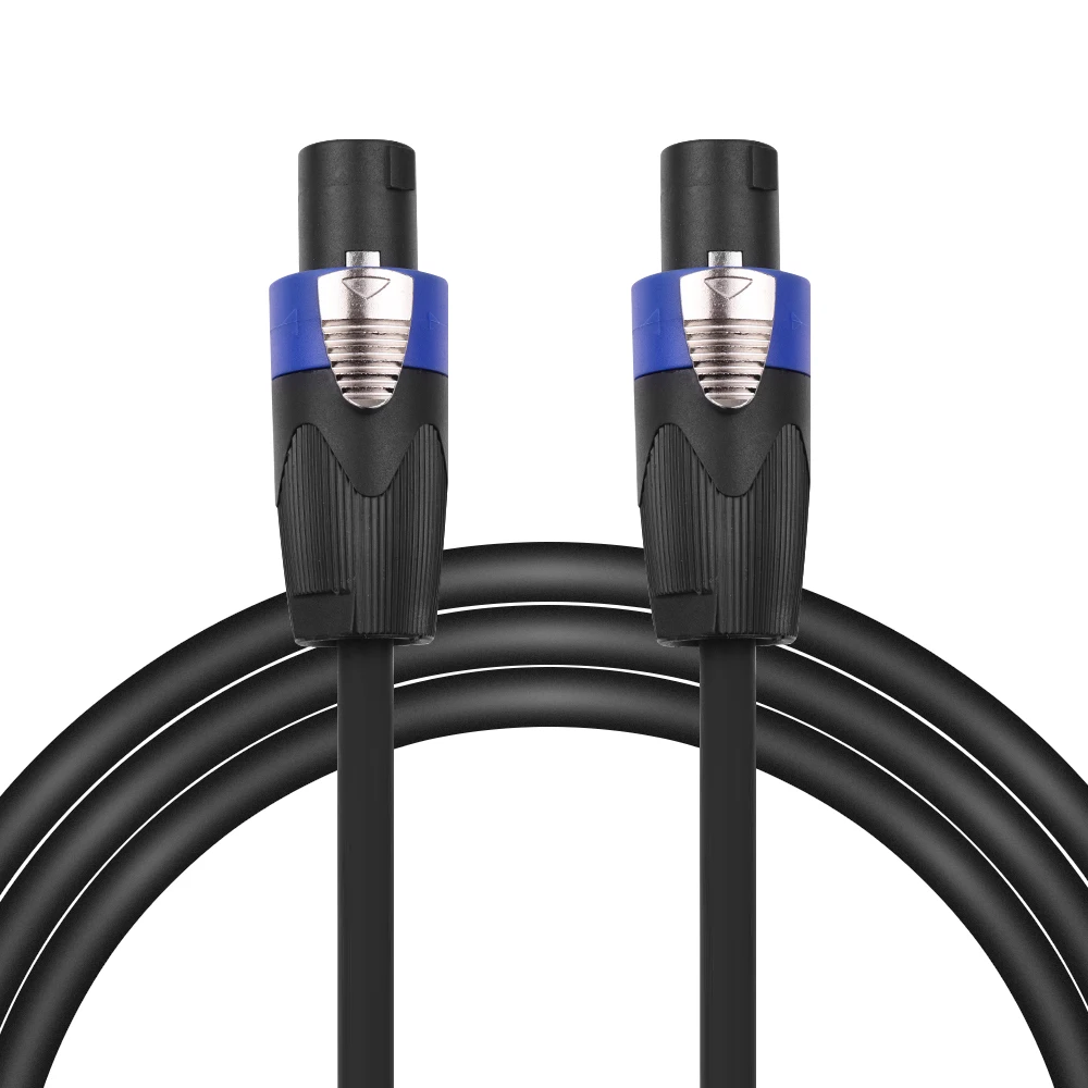 12AWG 1m NL4FC микшер для сцены кабели аудио усилитель шнур разъем динамика четыре ядра