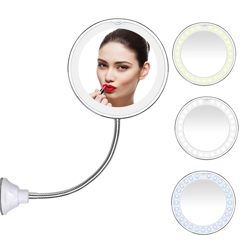 LED-Lighted-Mirror-Makeup-Mirror-with-3-Modes-LED-Light-10X-Magnifying-Flexible-Vanity-Mirror-LED (1)