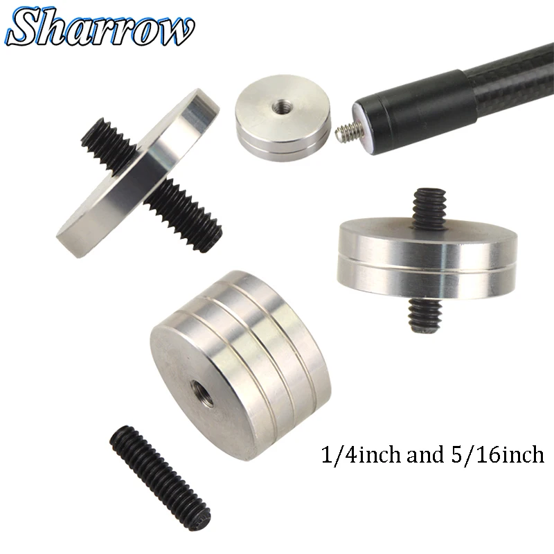 

Archery Balance Bar Weight 4oz 2oz 1oz Stabilizer Screw 1/4 and 5/16inch Reduce Vibration and Noise Damper Hunting Accessory