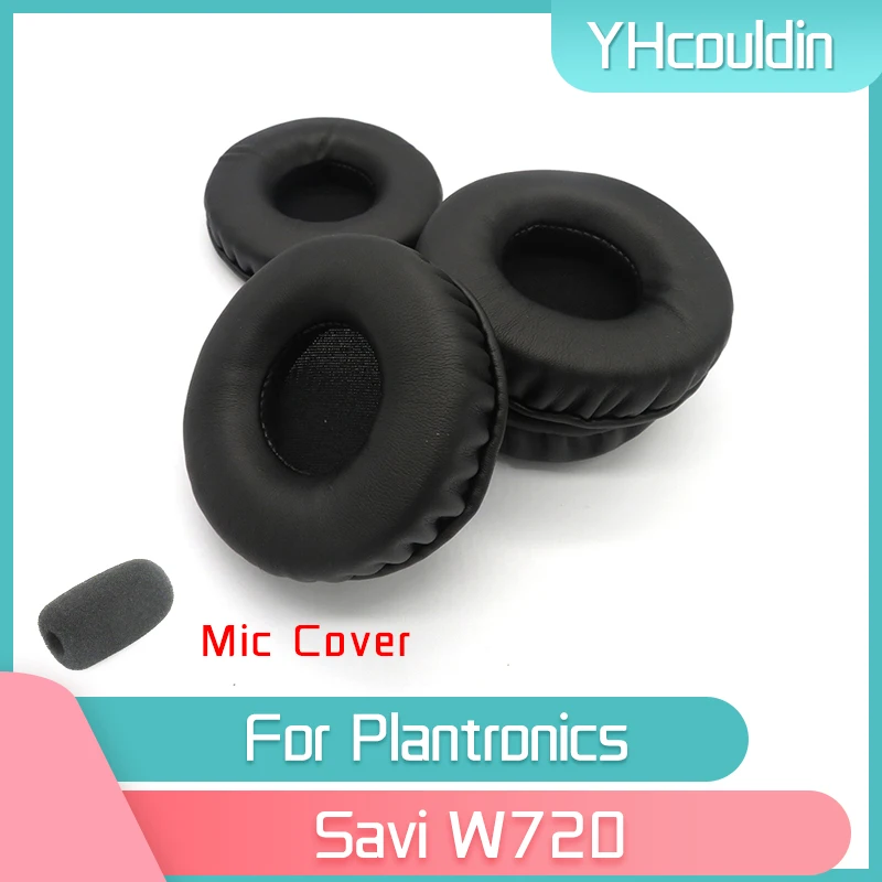 

Вкладыши YHcouldin для наушников Plantronics Savi W720, Сменные аксессуары для наушников из мятой кожи