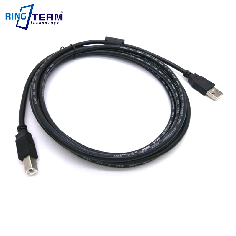 USB высокоскоростной кабель для синхронизации данных 2,0 A к B для Canon Brother samsung Hp Epson кабель для принтера 3 фута 1 м
