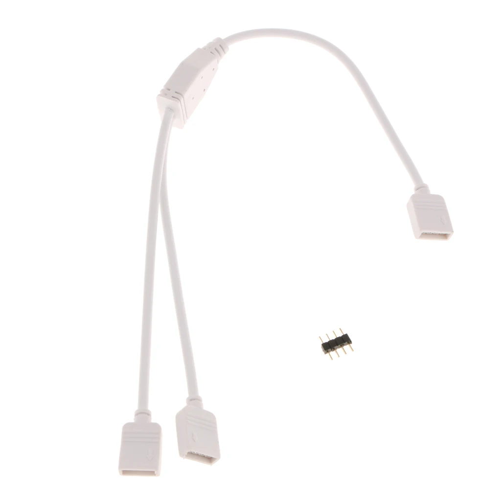 4Pin 1 To 2/3/4 Connector Female Cable Adapter For 3528 LED RGB Strip Light
