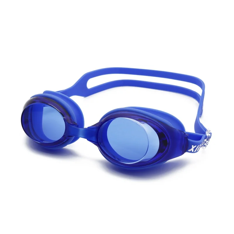Для взрослых мужчин и женщин HD плоский светильник, силиконовые плавательные очки, противотуманные, водонепроницаемая оправа, для бассейна, спортивные очки, водонепроницаемые очки - Цвет: DL