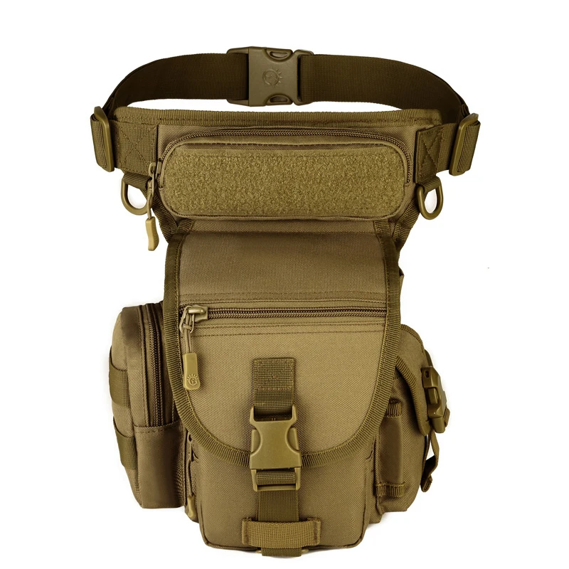 

Tactical Leg Bag Of Men's New Walks Polegada Drop Belt Camp Hip Belt Telephone Pocket Cellular Package 1000d Nylon Bag
