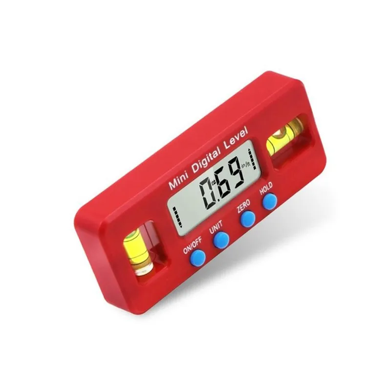  Spirit Level Tool Portable Digital Display Level Magnetic 360 Degree Measurement Angle Finder Protr