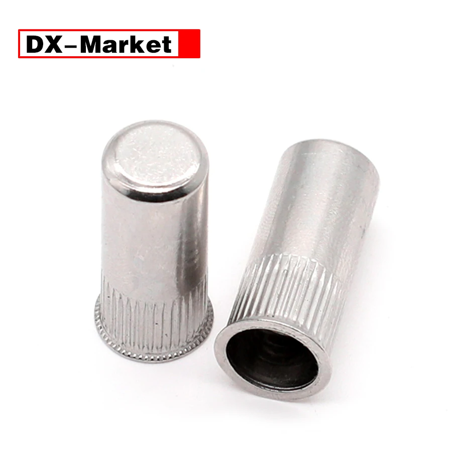 M4 M5 M6 M8 M10 M12 Small Head Close End Rivet Nut, 304 Stainless Steel
