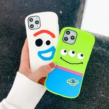

Cartoon three-eyed silicone all-inclusive soft shell anti-fall For iPhone 11 Pro Max XR XS Max XS 7 8 plus 6 6s 6splus for women