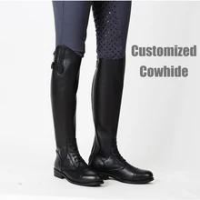 Кожаные сапоги для верховой езды на заказ, высокие мужские сапоги для верховой езды, сапоги для верховой езды