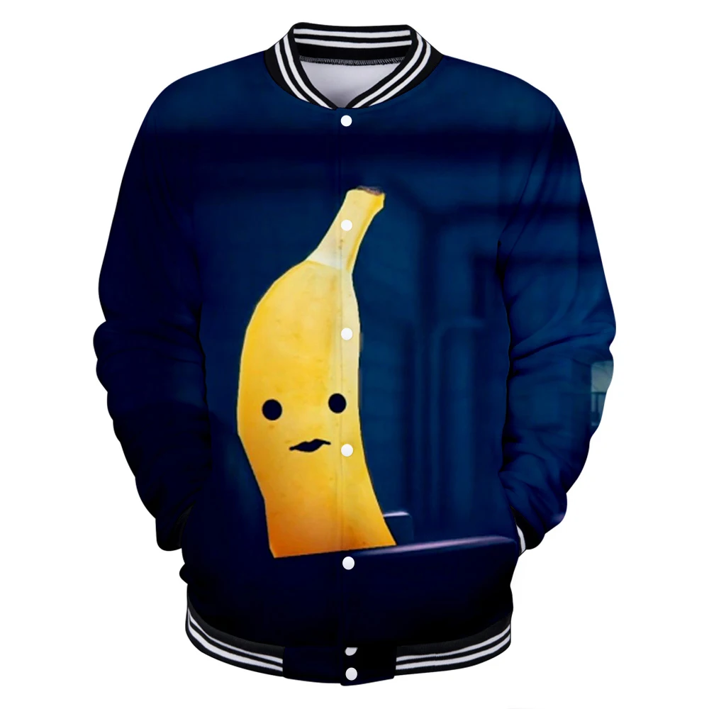 

My friend Pedro banana Print Kawaii 3D hoodies Sweatshirt Fun 3D Baseball Uniform Happy