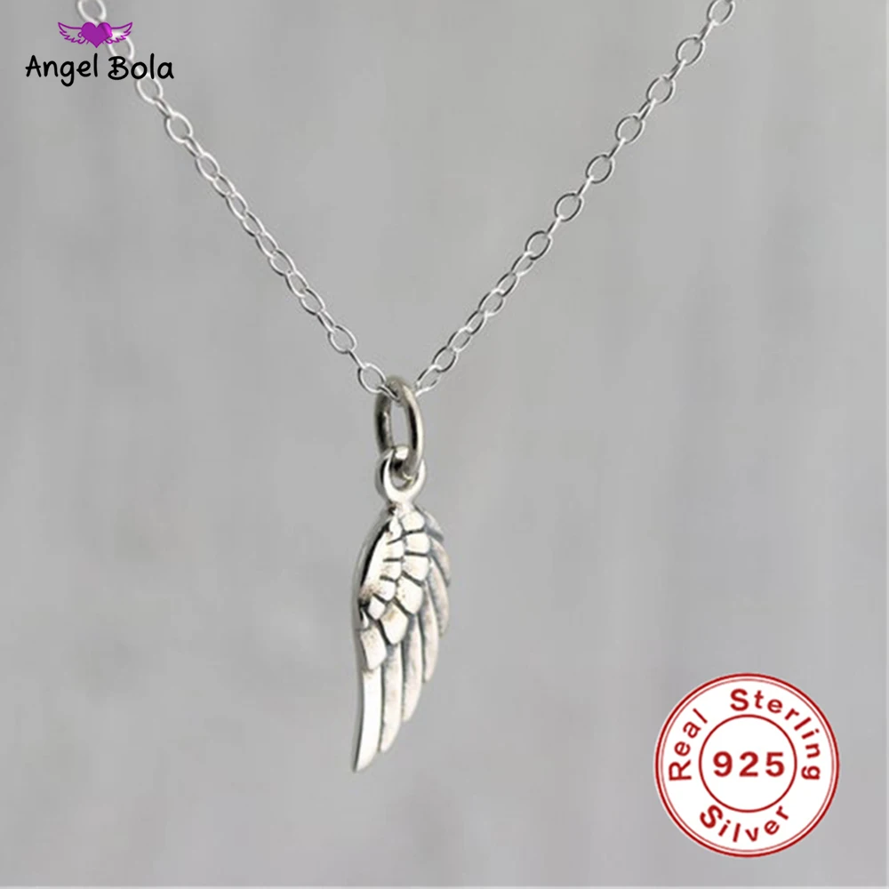 

New Jewelry Design 925 Sterling Silver Classic Cuban Feather Pendant Necklace Unique Exquisite Gift Wholesale