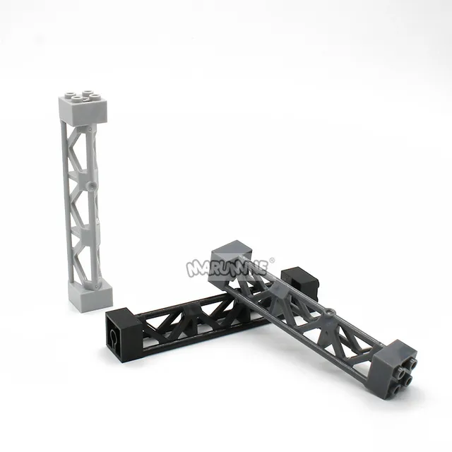 Marumine Lattice Tower 2x2x10 W/Cross 58827 Building Blocks 95347 Bricks Compatible Assembles City View Particles Rail Fence 5