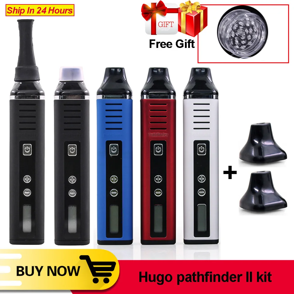 Pathfinder V2 II 2 seca vaporizador de cera herbal kit 2200mAh e-cigarrillo vapor bolígrafo de temperatura Variable Vape pluma del Airistech 5G de vapor