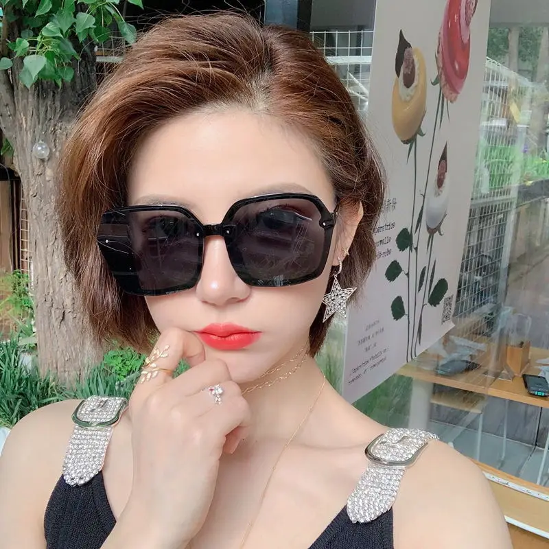 

2020 Oversize Shield Visor Sunglasses Women Luxury Square Big Frame Sunglasses Man Classic Vintage Large UV400 Outdoor Oculos