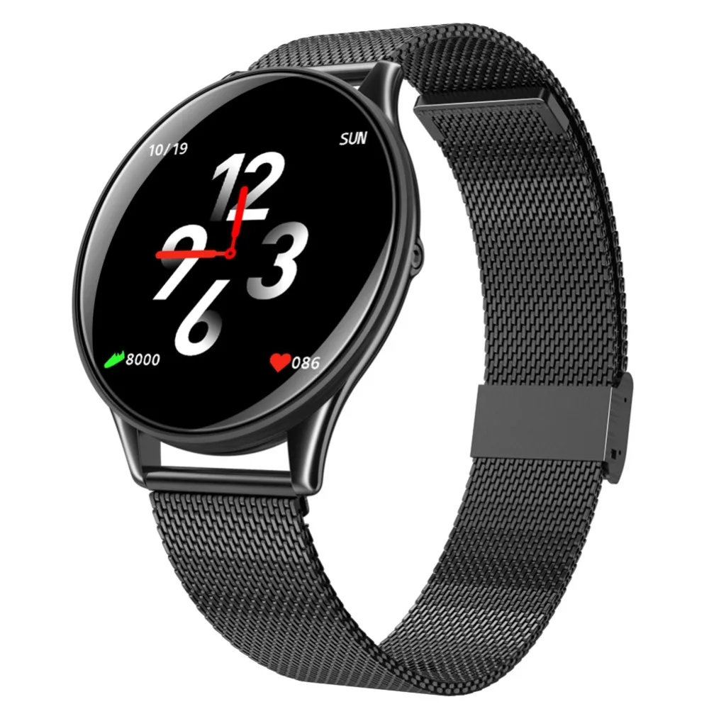 

Lightweight Waterproof Bluetooth Smart Watch Heart Rate Blood Pressure Touch Screen Smartwatch for Android IOS Phone