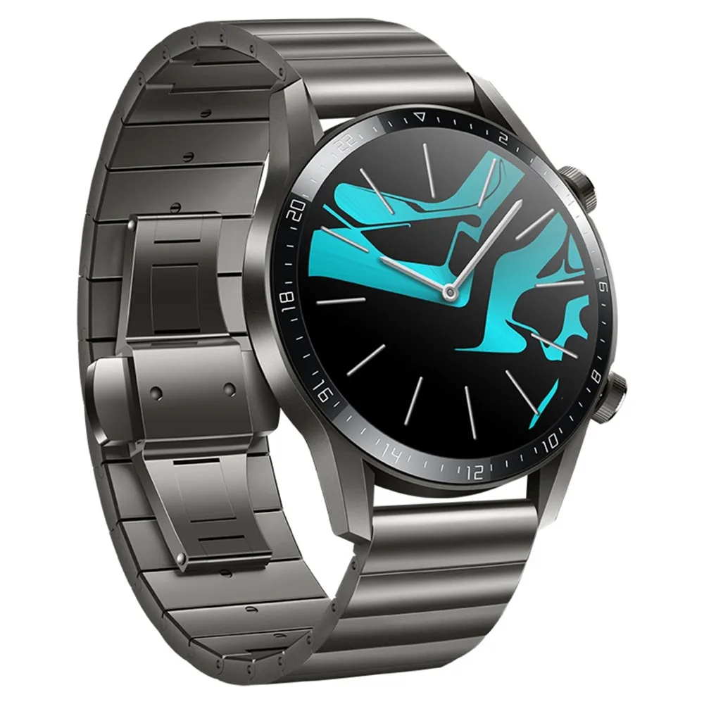 22 мм ремешок для часов для huawei Watch GT 2 42 мм 46 мм металлическая пряжка-бабочка ремешок для Xiaomi Huami Amazfit Bip 20 мм