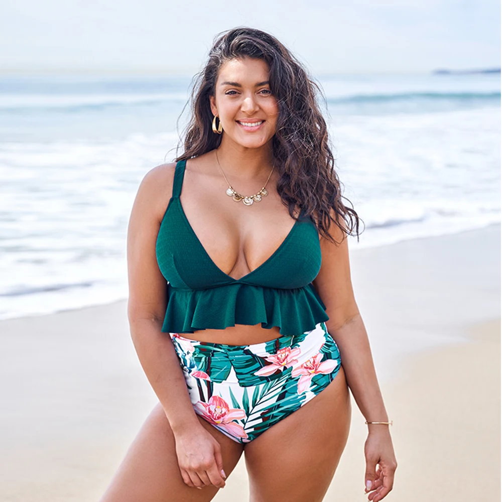 cupshe plus size bathing suits