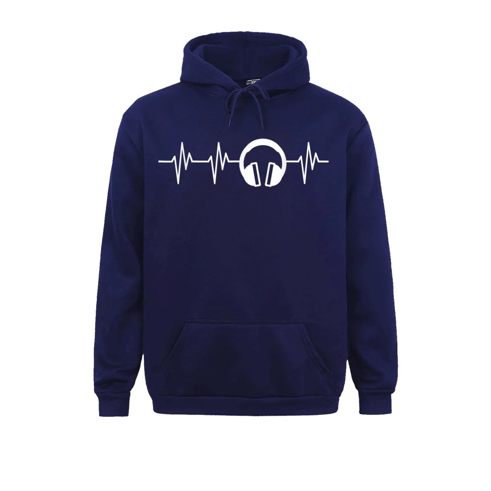 Cheap Women Sweatshirts Headphones Heartbeat Funny Disk Jockey DJ T-Shirt Gift__1711 Hoodies  Long Sleeve Hoods Simple Style Headphones Heartbeat Funny Disk Jockey DJ T-Shirt Gift__1711navy
