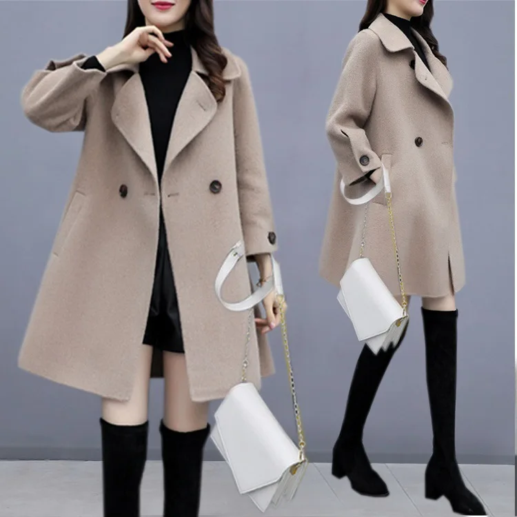 2019 New Style Autumn And Winter Elegant Large Size Mid-length Woolen Jacket Women's Korean-style Fashion A- line Cloak Woolen O
2019 New Style Autumn And Winter Elegant Large Size Mid-length Woolen Jacket Women's Korean-style Fashion A- line Cloak Woolen O