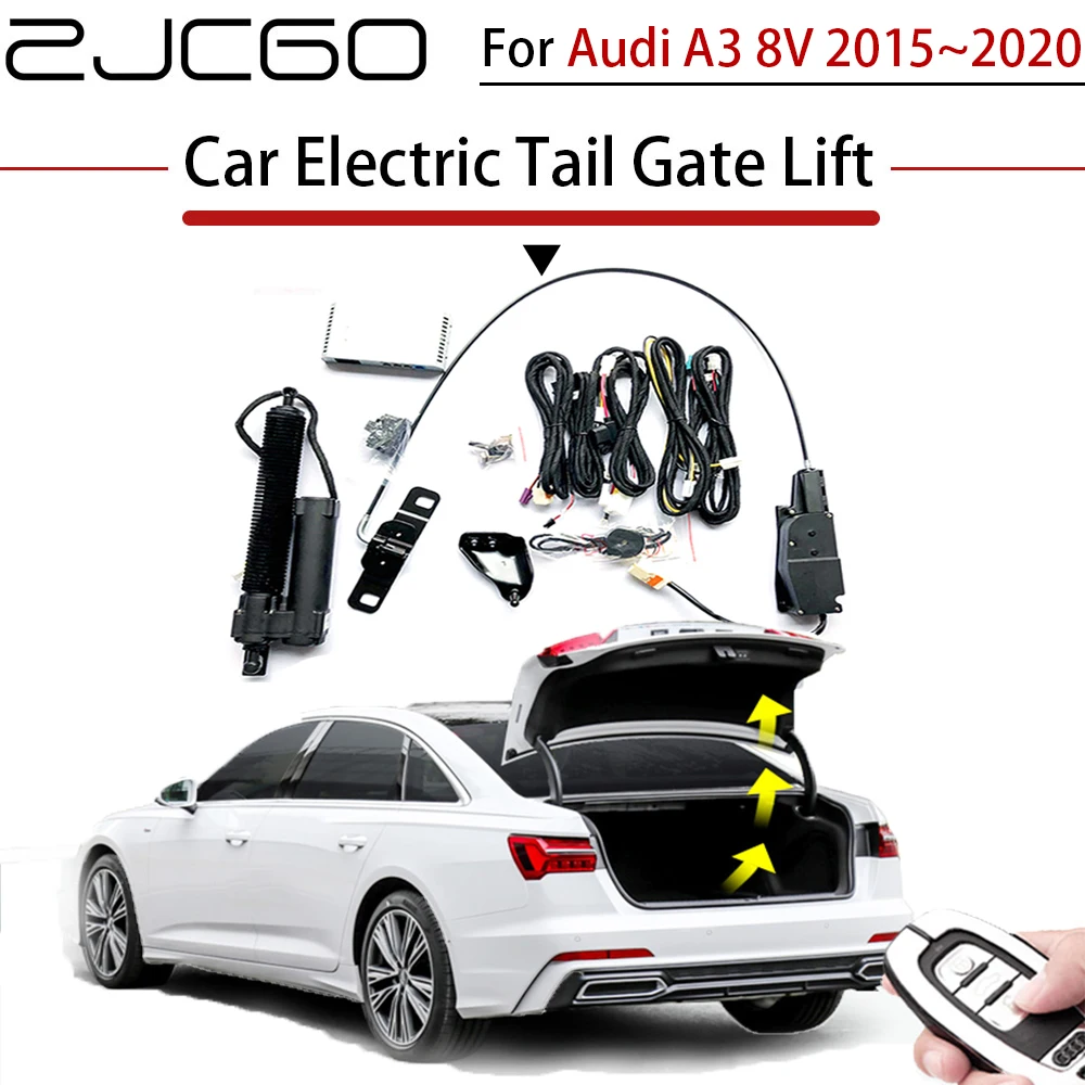 Zjcgo Auto Elektrische Tail Gate Lift Kofferbak Achter Deur Helpen Systeem Voor Audi A3 8V 2015 ~ 2020 Originele autosleutel Afstandsbediening Zjcgo Auto Elektrische Tail Gate Lift Kofferbak Achter Deur Helpen Systeem Voor Audi A3 8V 2015 ~ 2020 Originele autosleutel Afstandsbediening
