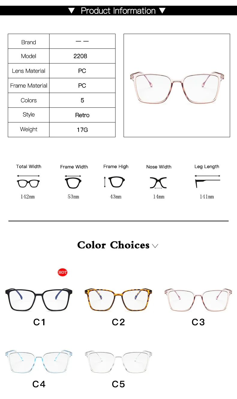 Классические квадратные очки в стиле ретро, оправа для мужчин и женщин, простые однотонные Прозрачные плоские очки, модифицированное лицо, анти-инфракрасный
