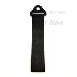 Premium Car Pendant Tow Strap - Durable Auto Accessory for Bumper and Trailer Use (Black)