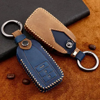 

Leather Car Key Cover Case For Acura MDX NSX RDX ILX RLX TLX CDX Keys Protection Case Chain Car Accessories Protect