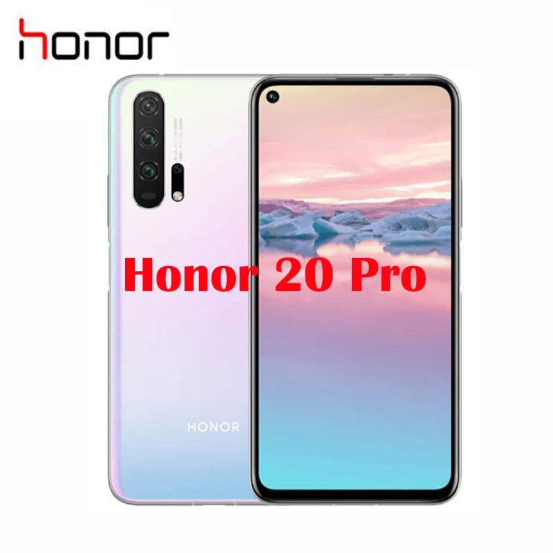 Новый оригинальный официальный сотовый телефон Honor 20 Pro экран 6 26 дюйма
