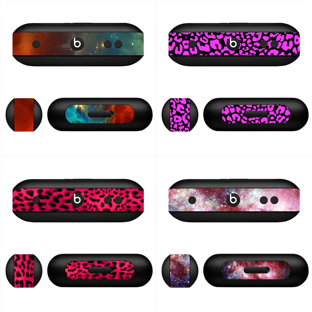 Involucro Di Decalcomania Della Pelle Per Beats Pill + Plus Sticker