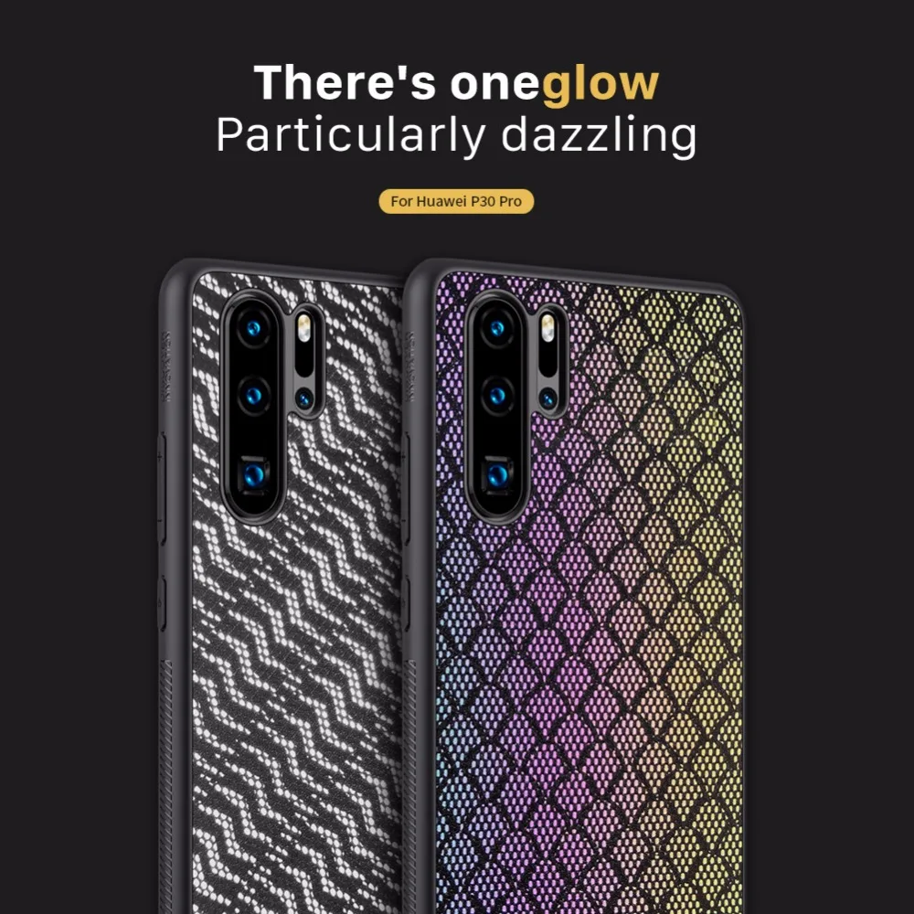 10 шт./лот Nillkin градиентный мерцающий чехол для huawei P30 Pro мерцающий защитный чехол