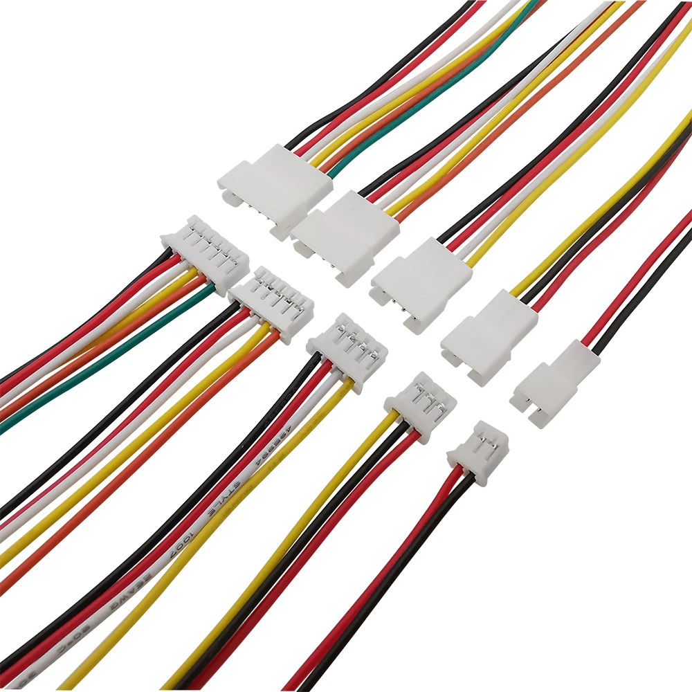 Connecteurs MPX 6 Broches Avec Câble – Paire Mâle/femelle, Câble Silicone 20 Cm 16AWG, Pour Modélisme RC