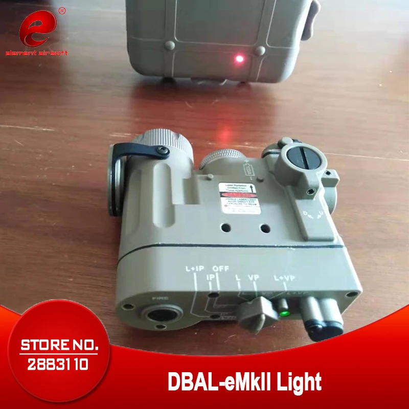 Element Airsoft DBAL светодиодный тактический вспышки светильник оружия пистолет EMKII IR