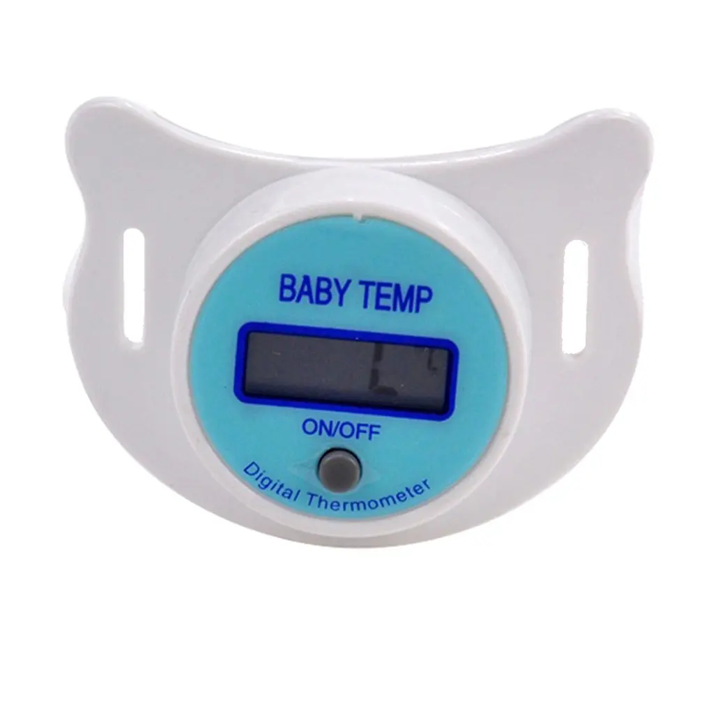 

Thermometer Mouth Baby Pacifier Thermometer Portable LCD Digital with Protective Storage Cover Safety Health Nipple In Stock