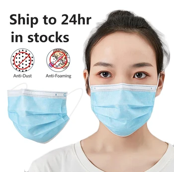 

3 Layer Mask dust protection Masks Non-woven Face Masks Anti-Flu Bacteria Dust Filter Safety Anti-Pollution Mask 10pcs/20pcs