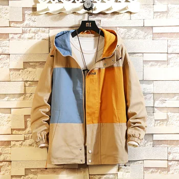 

Bomber Jackets Men'S 2020 Streetwear Windbreaker Korean Casual Autumn Spring Baseball Jackets