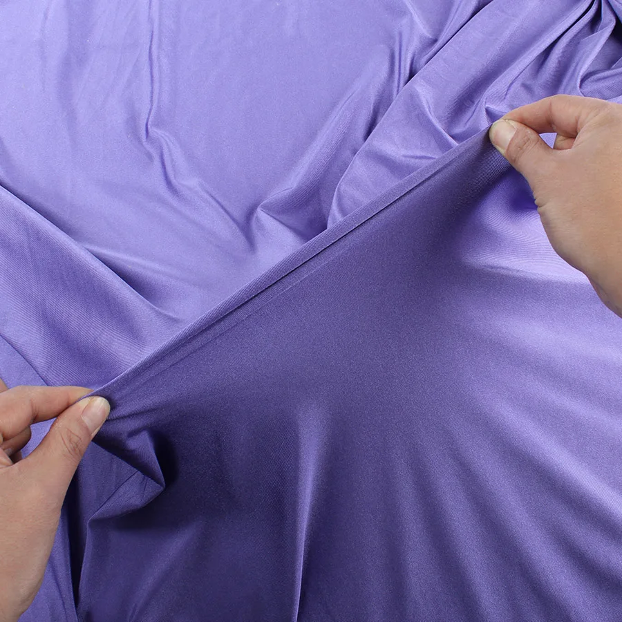 1 yard Shiny Milliskin 4 Way Stretch Lycra Polyester Spandex Fabric Knit for Dancer Swimwear Diy 58" wide - many colors 2