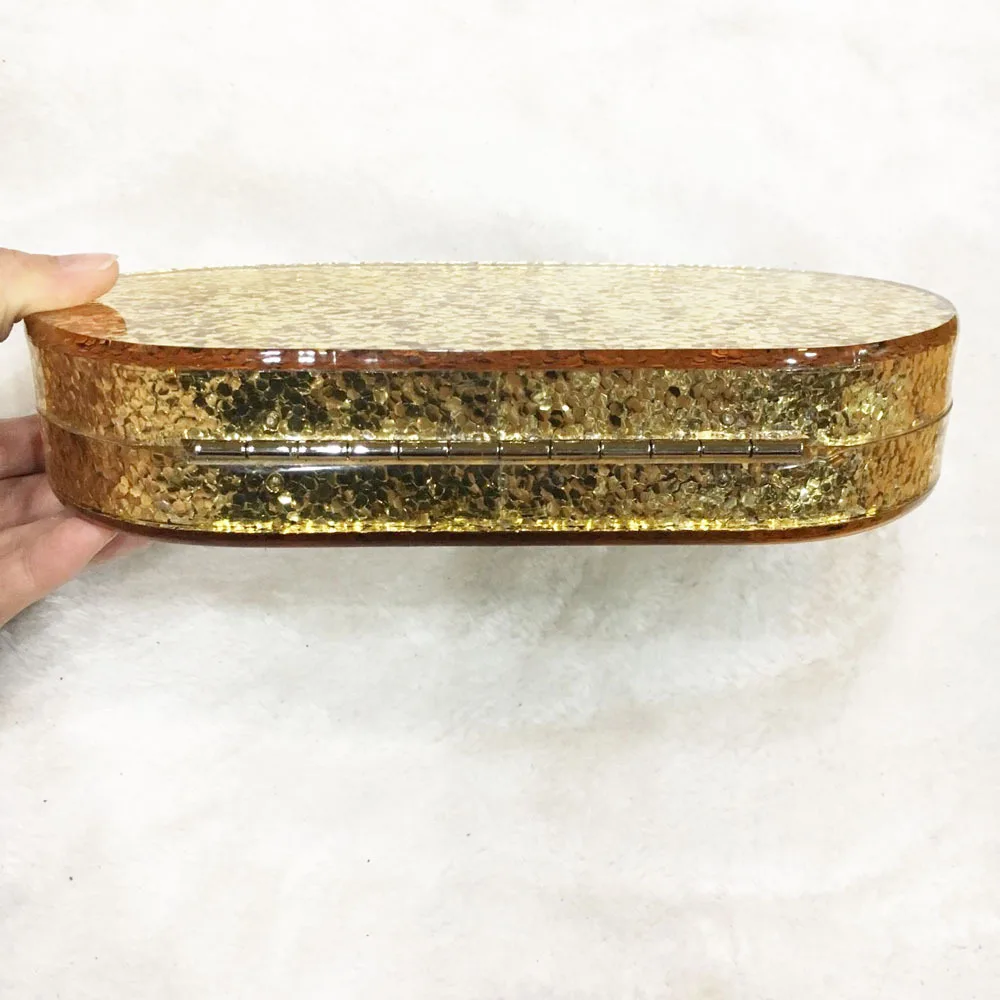 

Special Offer Clearance Spring New Style Lock Acrylic Clutch Carrying Storage Box Evening Bag Banquet Box Western Style