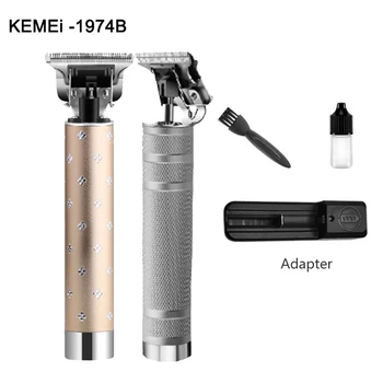 

KM-1974B Hair Clipper Barber Carving Crafs Buddha Retro Cordless Trimmer Men T-shape Hair Cutting Machine