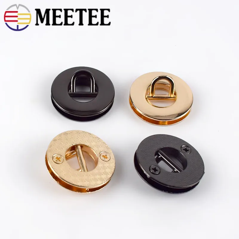 Металлические пряжки Meetee 13 мм с круглыми кольцами 5 шт. винтовая Пряжка для сумки