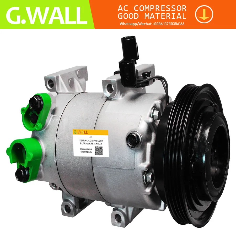 AUTO AC COMPRESSOR FOR HYUNDAI ACCENT 1.6L GAS 2009 2010 2011 471-6033 4716033 Air Compressor For Car | Автомобили и мотоциклы