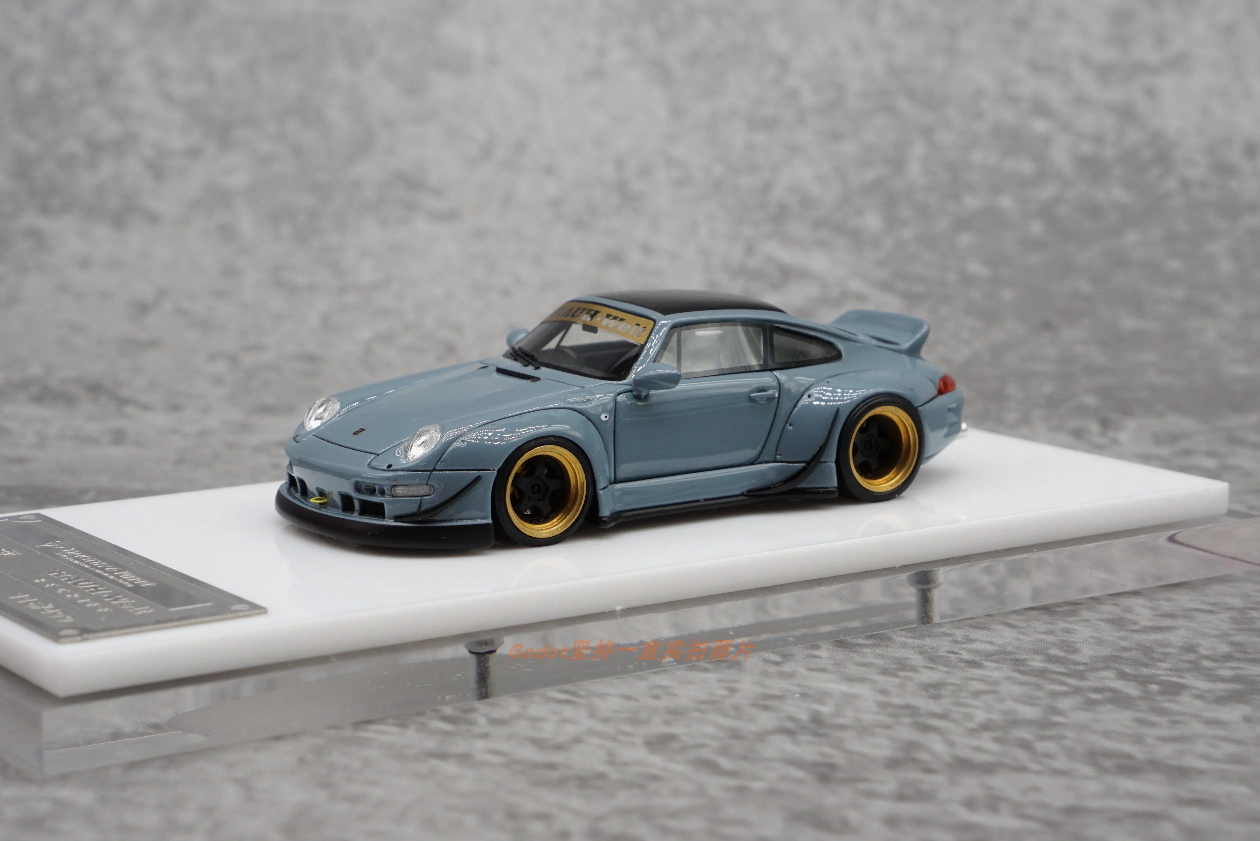 Preorder HPI 1:64 Porsche RWB 993 Black Gold Full Open Resin 499pcs Preorder HPI 1:64 Porsche RWB 993 Black Gold Full Open Resin 499pcs