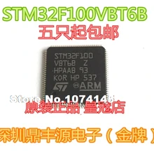 5 шт./лот STM32F100VBT6B QFP100