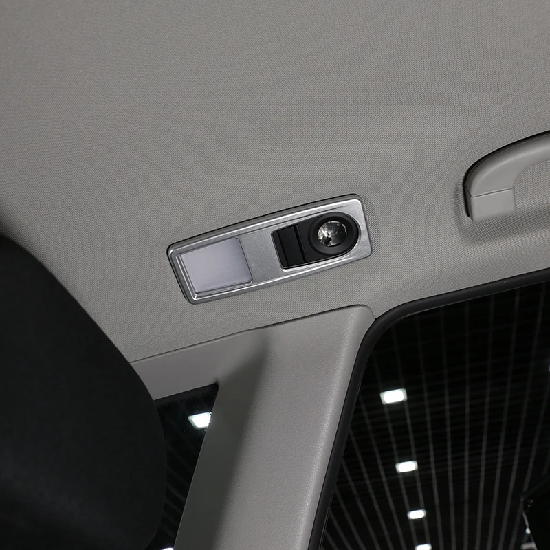 Карбоновое волокно матовое серебро ABS Автомобильный задний ряд лампа для чтения рамка для BMW X1 E84 2011- автомобильные аксессуары