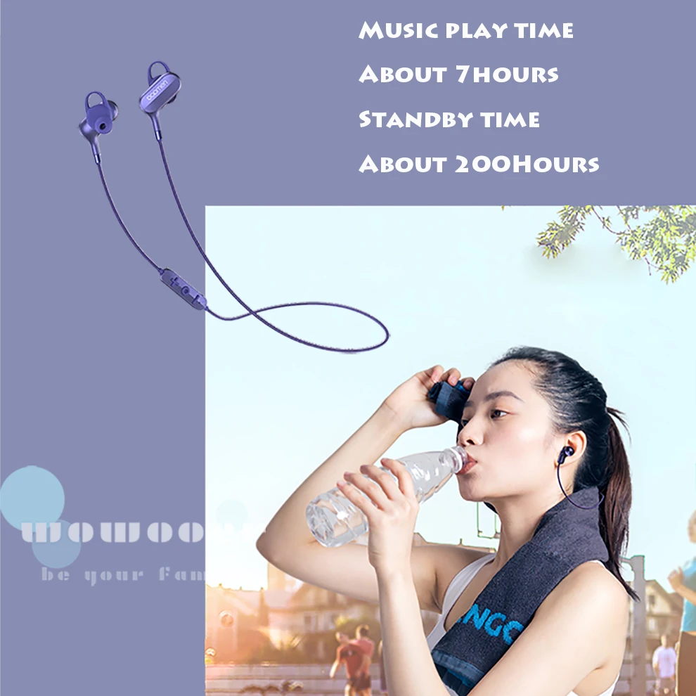 Оригинальные наушники Bluetooth гарнитуры Беспроводные спортивные громкая связь