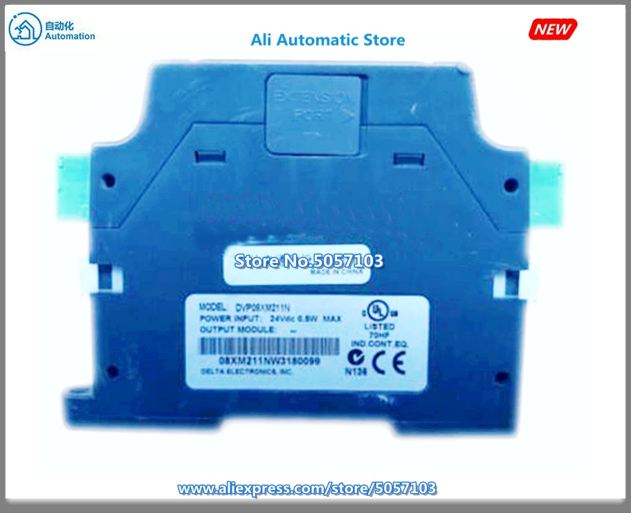 DVP08XN211R 8-точечный машина расширения 8DO реле 250Vac 24Vdc 2A источник питания постоянного тока, Новинка