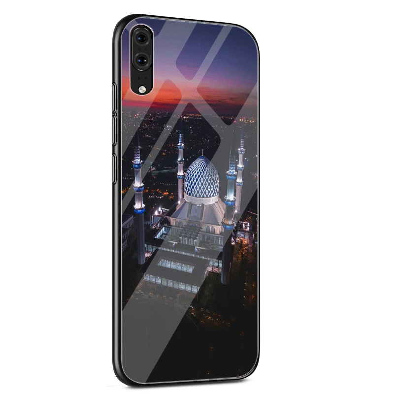 Чехол для телефона из стекла, ТПУ для huawei P10 P20 P30 Lite Pro P Smart mate 10 20 Lite Y6 Y9 Honor 7A 8X9 10, чехол в арабском стиле