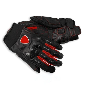 

2020 New Style For Ducat i C1 Gloves-Touch Screen Mobile Phone Summer Breathable Race Car Motorcycle Locomotive Gloves Leather #